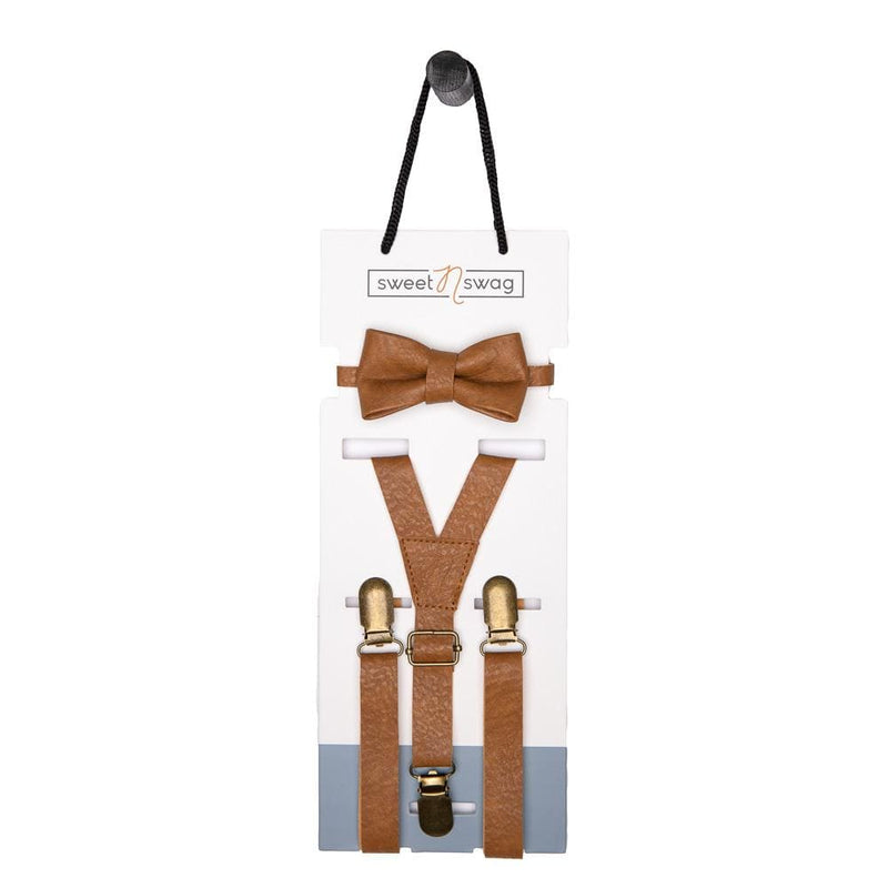 Sweet N Swag Suspender and Bow Tie Set