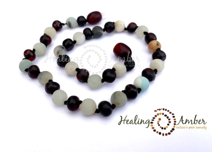 Baltic Amber Healing Necklace - Infant Size 11"