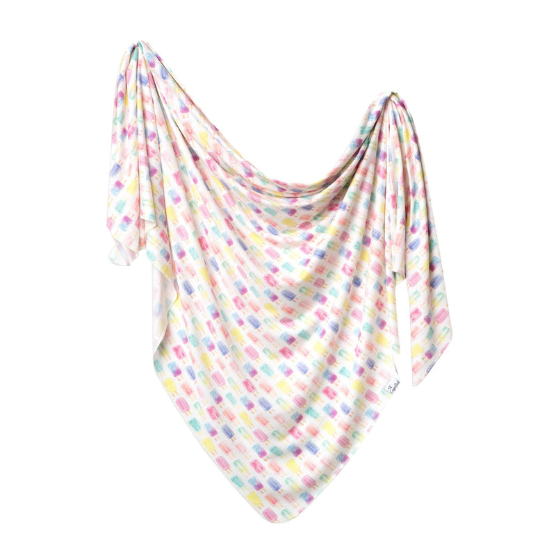 Copper Pearl Soft Knit Swaddle Blankets