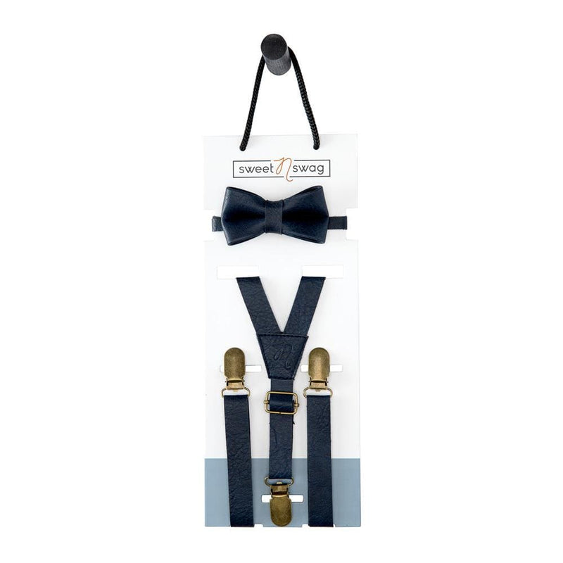 Sweet N Swag Suspender and Bow Tie Set