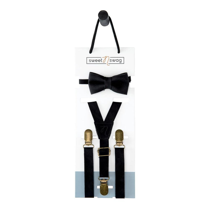 Sweet N Swag Suspender and Bow Tie Set