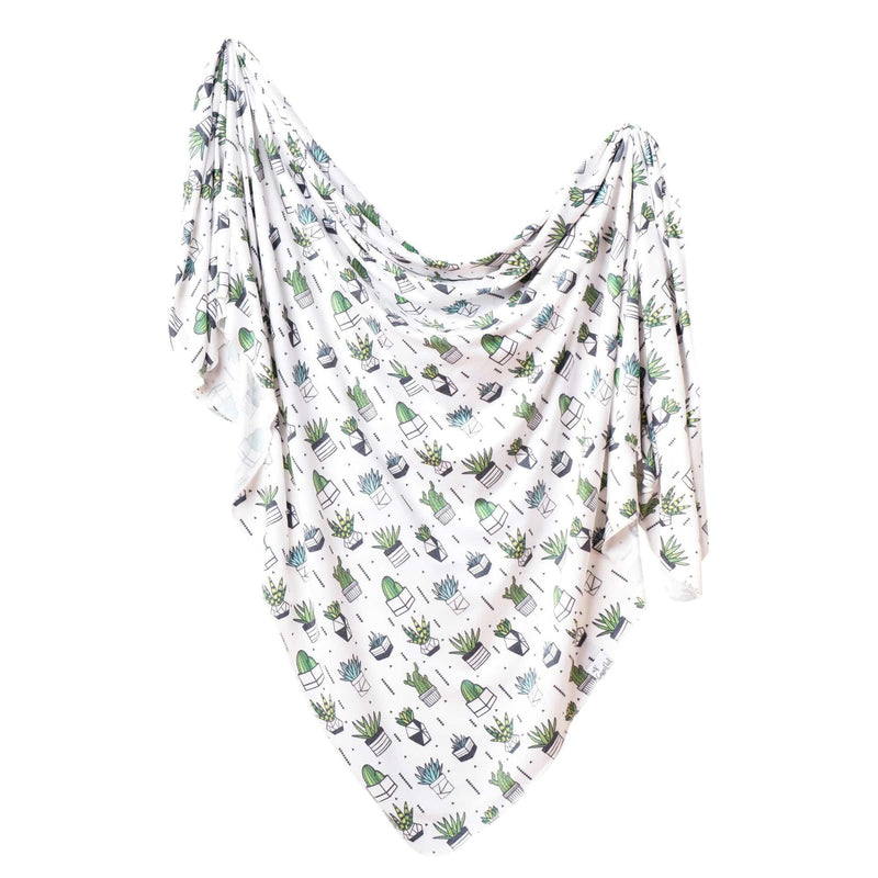 Copper Pearl Soft Knit Swaddle Blankets