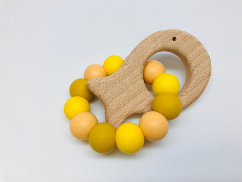 Chewy Baby Co Silicone Wood Teething Toys