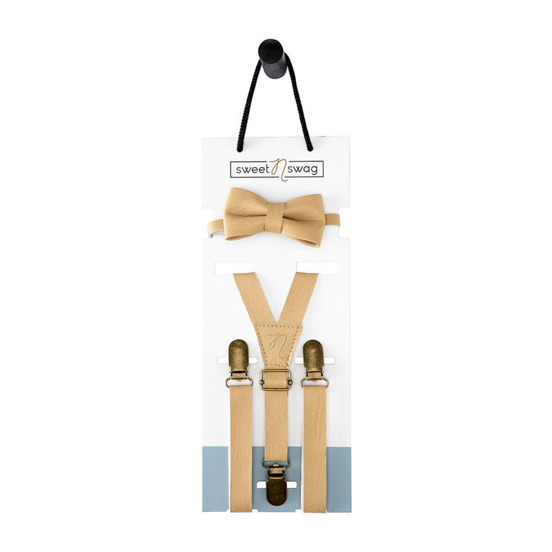 Sweet N Swag Suspender and Bow Tie Set