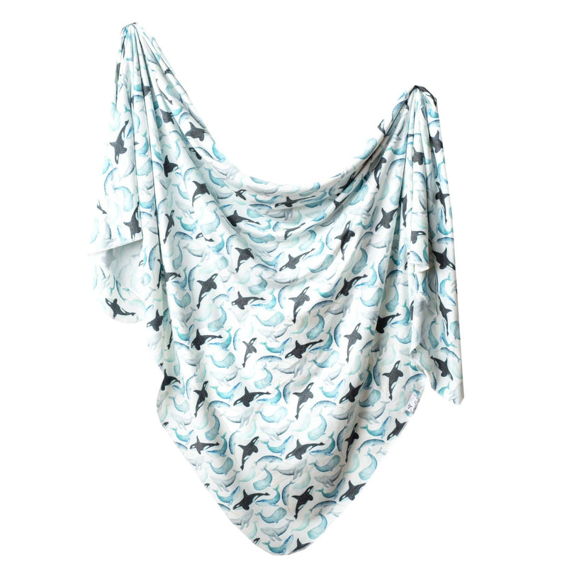 Copper Pearl Soft Knit Swaddle Blankets