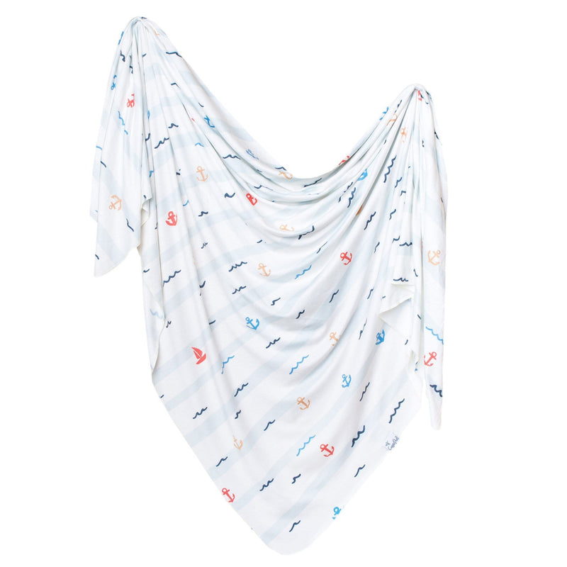 Copper Pearl Soft Knit Swaddle Blankets