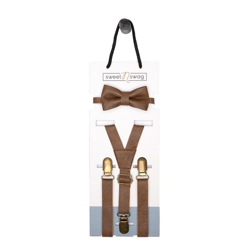 Sweet N Swag Suspender and Bow Tie Set