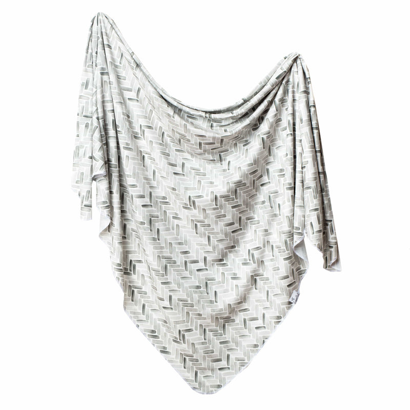 Copper Pearl Soft Knit Swaddle Blankets