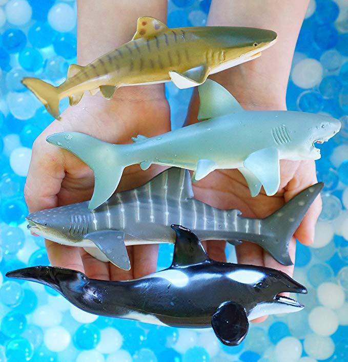 Sensory4u Dew Drops Swimming with Sharks Sensory Bin Kit