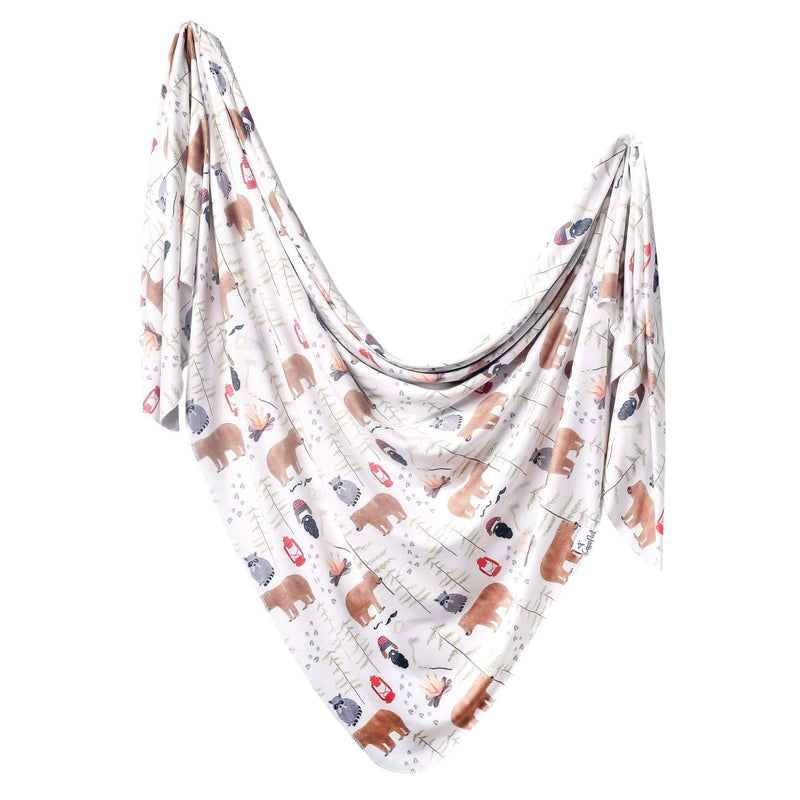 Copper Pearl Soft Knit Swaddle Blankets