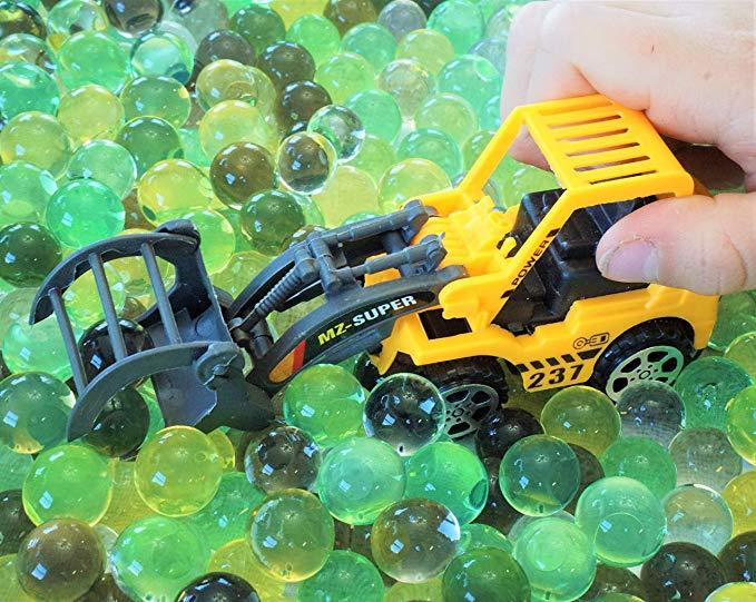SENSORY4U Dew Drops Construction Zone Sensory Bin Kit