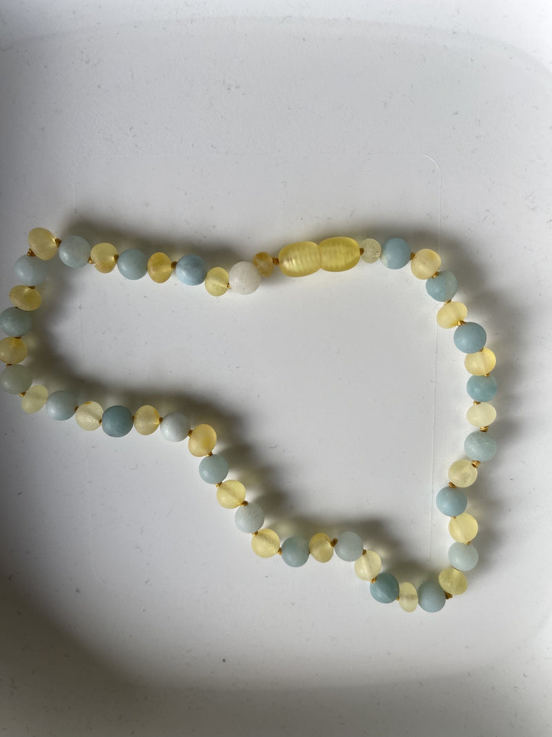Baltic Amber Healing Necklace - Toddler/Child Size 13"