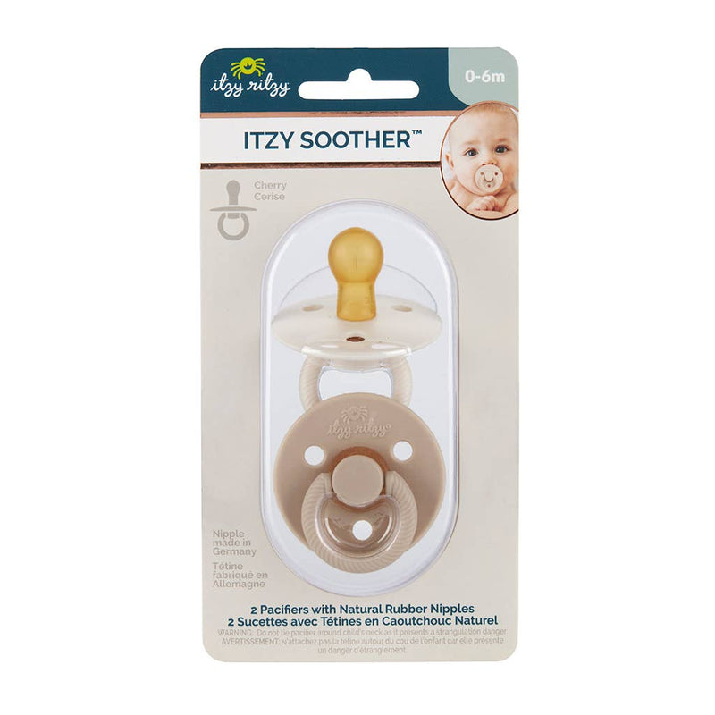 Itzy Soother Natural Rubber Pacifier Sets