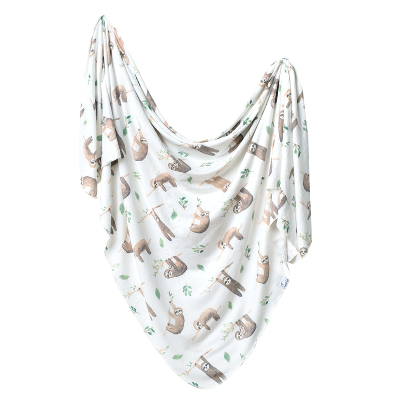 Copper Pearl Soft Knit Swaddle Blankets