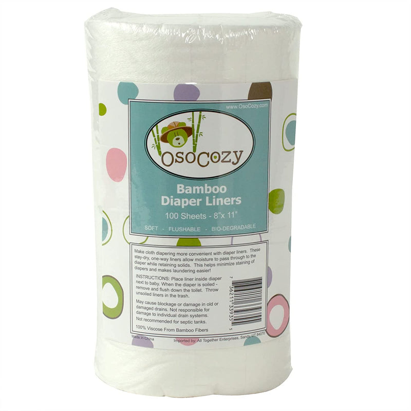 Osocozy Flushable Diaper Liners