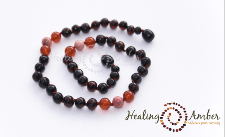 Baltic Amber Healing Necklace - Infant Size 11"