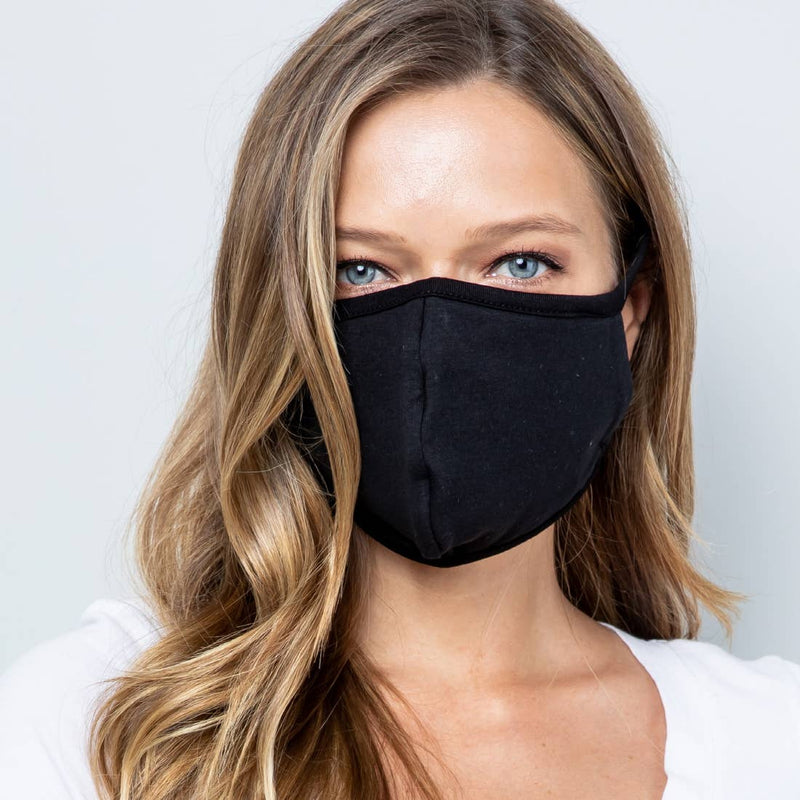 Contoured Bamboo Fabric Face Mask