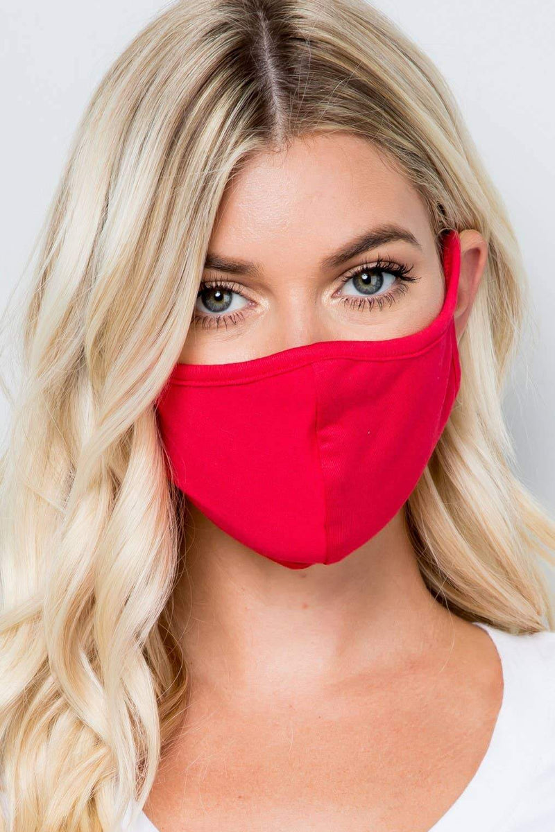 Contoured Bamboo Fabric Face Mask