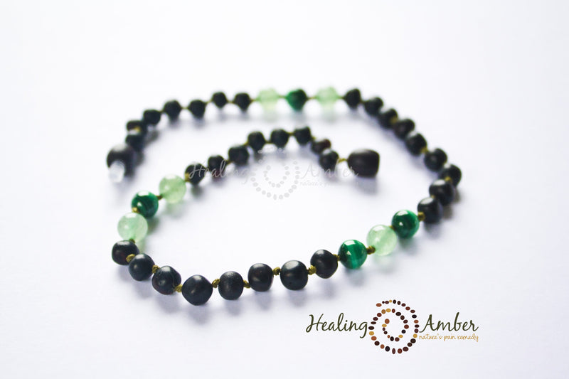 Baltic Amber Healing Necklace - Infant Size 11"