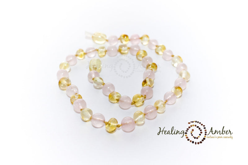 Baltic Amber Healing Necklace - Infant Size 11"