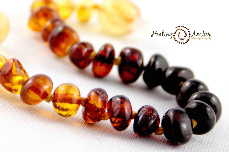 Baltic Amber Healing Necklace - Infant Size 11"