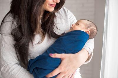 Copper Pearl Soft Knit Swaddle Blankets