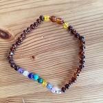 Baltic Amber Healing Necklace - Infant Size 11"