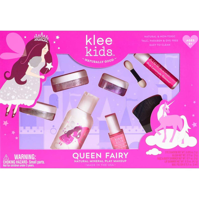 Klee Kids Natural Mineral Play Makeup 6-PC Kit Queen Fairy