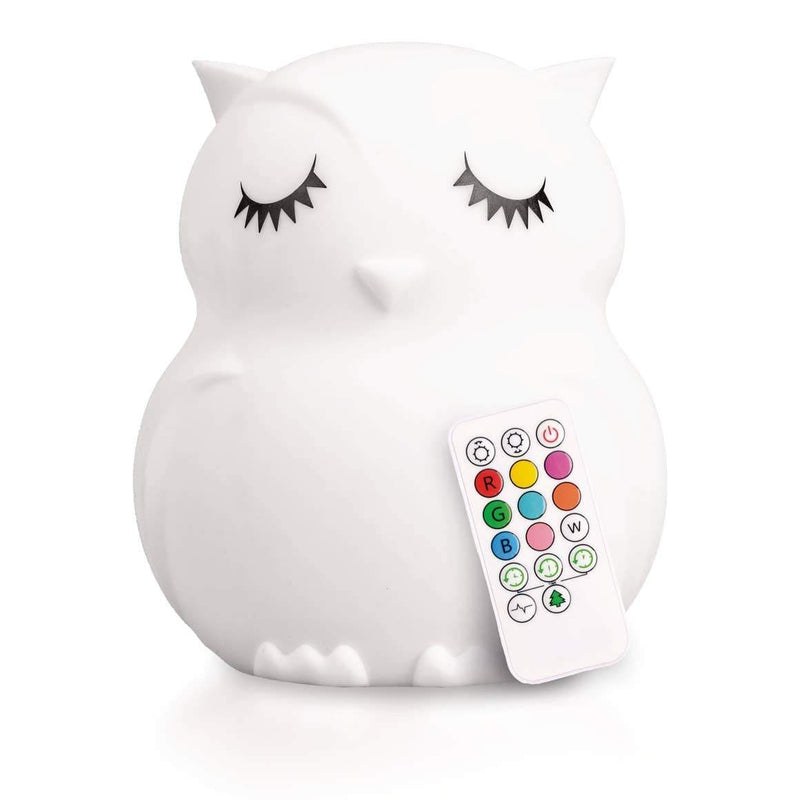 Lumipets Rechargable Color Changing Night Light Owl
