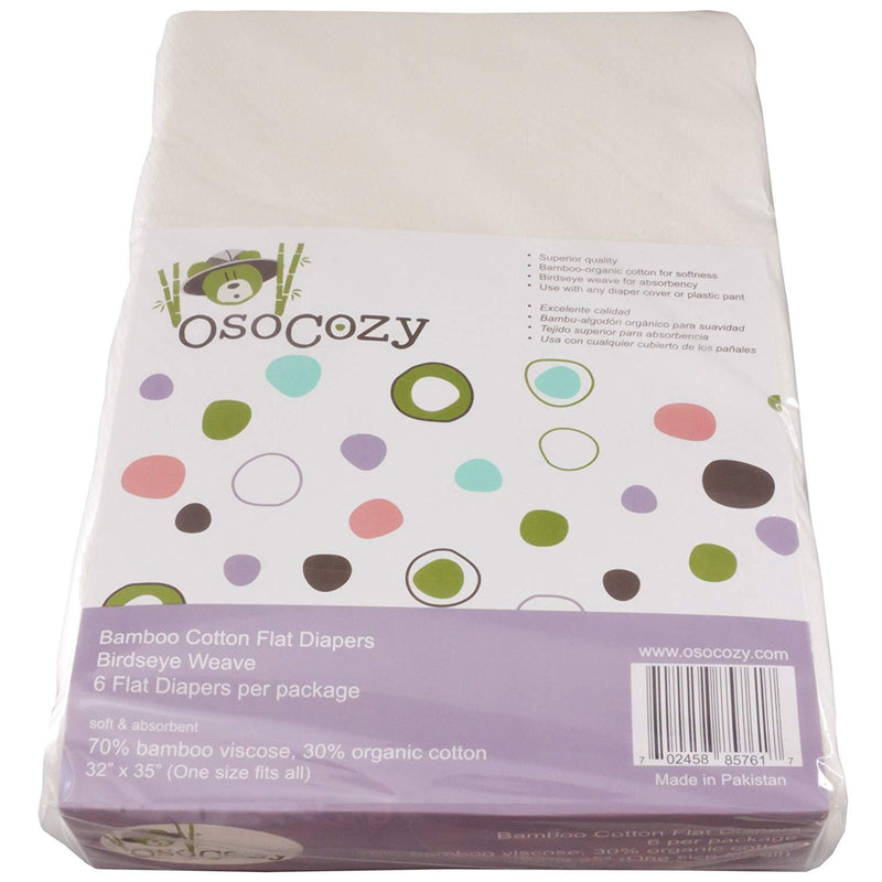 OsoCozy Basic Cloth Diaper Flats Kit