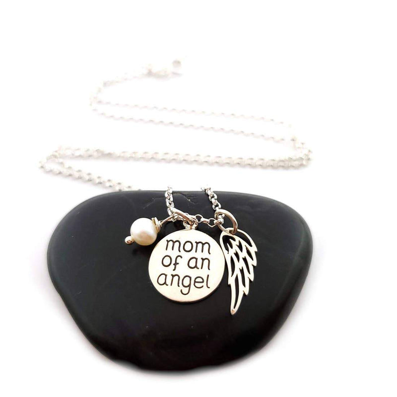CY Design Studio Mom of an Angel Necklace