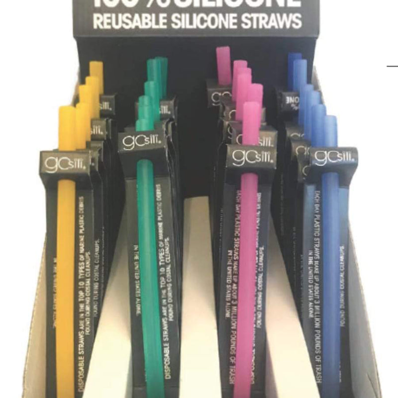 Silikids Reusable Silicone Single Straws by GoSili