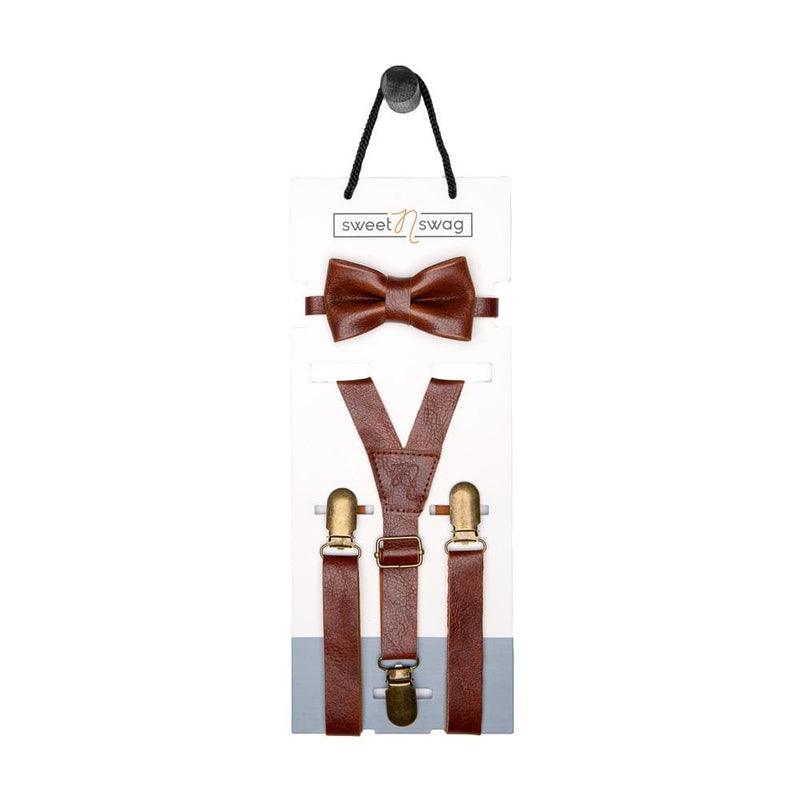 Sweet N Swag Suspender and Bow Tie Set