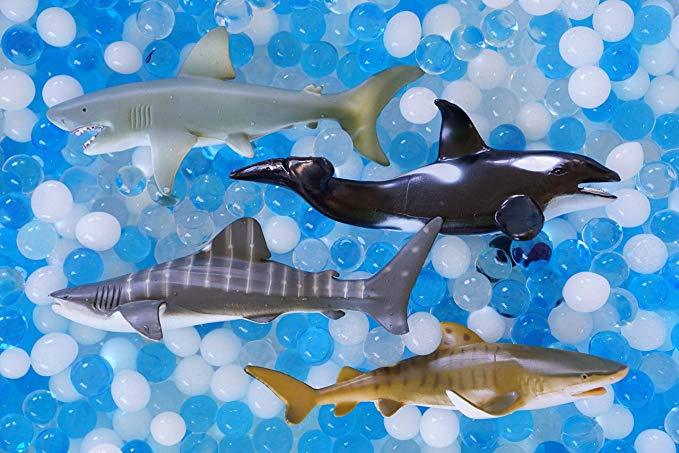 Sensory4u Dew Drops Swimming with Sharks Sensory Bin Kit