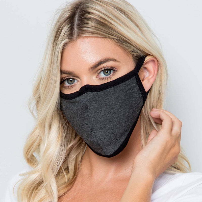 Contoured Bamboo Fabric Face Mask