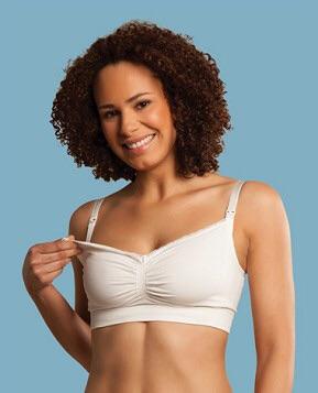 Buy Carriwell Seamless Maternity&Nursing Bra with CarriGel Support-White –  MamaApp