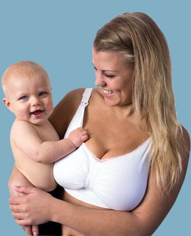 Carriwell Seamless Maternity Bra White Small - Mom